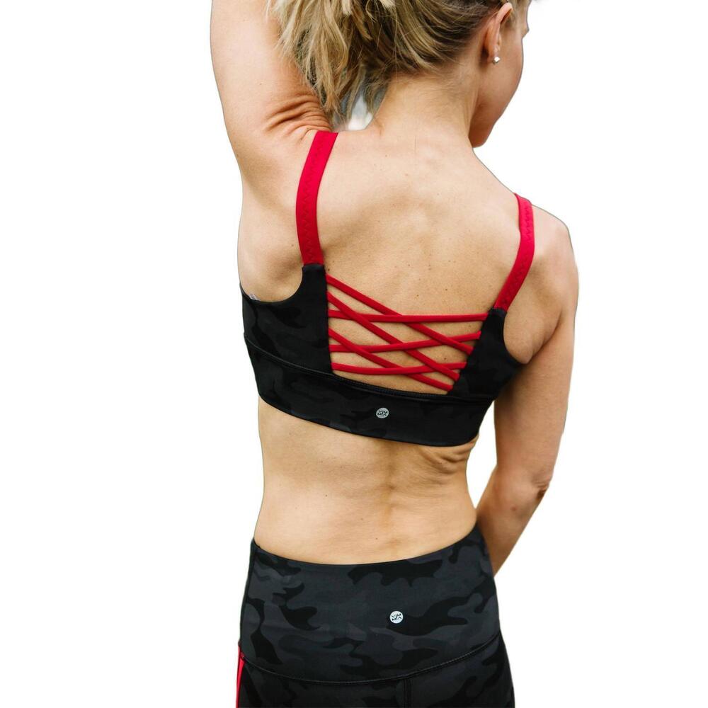 NEW VIMMIA fire bralette in dark camo